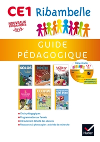 Ribambelle CE1 série jaune éd. 2016 - Guide pédagogique + CD-Rom