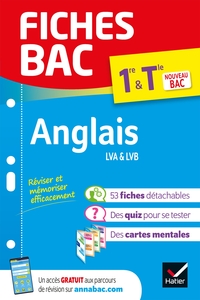 Fiches bac - Anglais 1re/Tle - Bac 2025