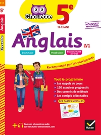 Anglais 5e - LV1 (A1+, A2)