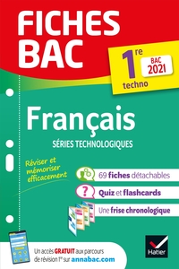 Fiches bac Français 1re technologique Bac 2021