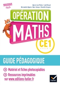 Opération Maths CE1, Guide de l'enseignant + matériel photocopiable