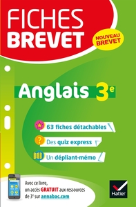 FICHES BREVET ANGLAIS 3E - FICHES DE REVISION NIVEAU A2-B1