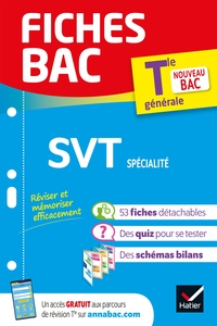 FICHES BAC SVT TLE (SPECIALITE) - BAC 2024 - NOUVEAU PROGRAMME DE TERMINALE