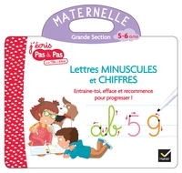 Livre ardoise Téo et Nina GS - Lettres minuscules et chiffres