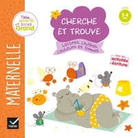 Cherche et trouve - Lettres, chiffres, couleurs et formes PS