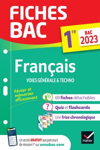 Fiches bac Français 1re générale & techno Bac 2023
