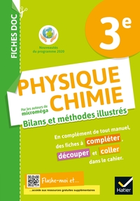 Physique Chimie, Fiches doc, bilans et méthodes illustrés 3e, Fiches d'activités
