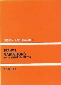 VARIATIONEN ON A THEME OF HAYDN OP. 56A ORCHESTRE