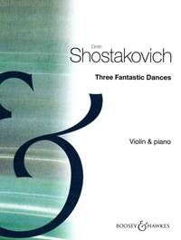 FANTASTIC DANCES(3) OP.5 VIOLON