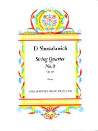 STRING QUARTET 9 OP. 117 MUSIQUE D'ENSEMBLE-ENSEMBLE DE PARTITIONS