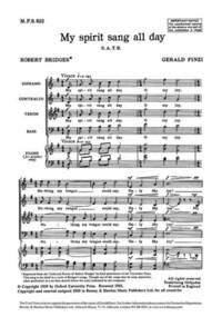 NR. 3 MY SPIRIT SANG ALL DAY OP. 17/3 CHANT