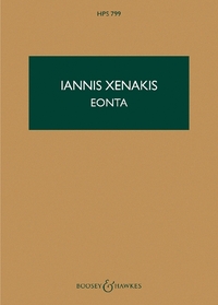 HAWKES POCKET SCORES - HPS 799 - EONTA - HPS 799. 2 TRUMPETS, 3 TROMBONES AND PIANO. PARTITION D'ETU