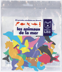 150 GOMMETTES LES ANIMAUX DE LA MER (SANS SUPPORT)