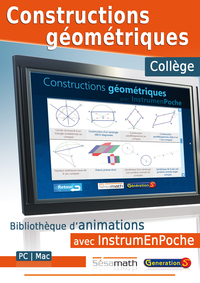 Constructions géométriques au collège (version monoposte)