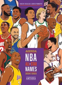 AGENDA ILLUSTRE NBA ALL STAR NAMES SEPTEMBRE 2024 - SEPTEMBRE 2025