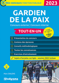 Gardien de la paix – Tout-en-un (Catégorie B – Concours 2023)