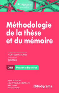 Méthodologie de la thèse et du mémoire