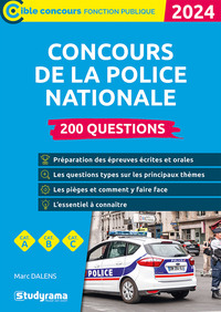 CIBLE CONCOURS FONCTION PUBLIQUE - CONCOURS DE LA POLICE NATIONALE  200 QUESTIONS (CATEGORIES A, B