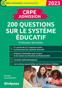 CRPE – Admission – 200 questions sur le système éducatif