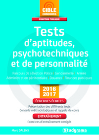 Tests d'aptitudes psychotechniques et de personnalité