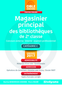 Magasinier principal des bibliothèques de 2eme classe