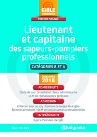 Lieutenant et capitaine des sapeurs-pompiers professionnels