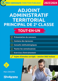 CIBLE CONCOURS FONCTION PUBLIQUE - ADJOINT ADMINISTRATIF TERRITORIAL PRINCIPAL DE 2E CLASSE - CATEGO