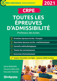 CRPE - toutes les épreuves d'admissibilité