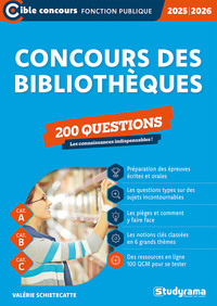 Concours des bibliothèques – 200 questions (Catégories A, B et C – Édition 2025-2026)