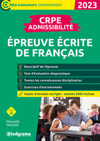 CRPE – Admissibilité – Épreuve de français (Concours 2023)