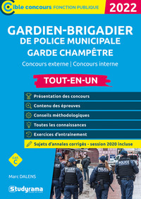 CIBLE CONCOURS FONCTION PUBLIQUE - GARDIEN-BRIGADIER DE POLICE MUNICIPALE GARDE CHAMPETRE - 2022