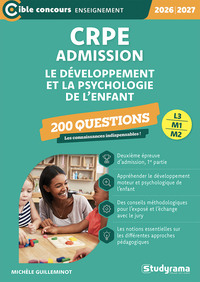 CRPE – Admission – Le développement et la psychologie de l'enfant – 200 questions
