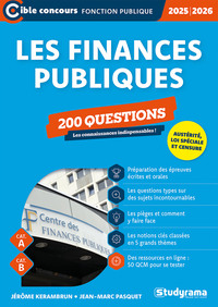 Les finances publiques – 200 questions (Catégories A et B – Édition 2025-2026)