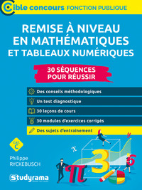 REMISE A NIVEAU EN MATHEMATIQUES ET TABLEAUX NUMERIQUES - CATEGORIE C