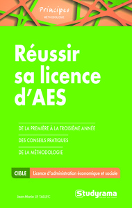 Réussir sa licence d'AES