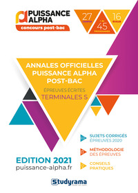 Annales officilles concours puissance alpha