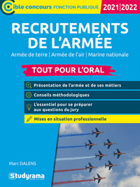 RECRUTEMENTS DE L'ARMEE - TOUT POUR L'ORAL 2021/2022