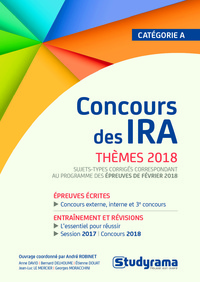 Concours des IRA thèmes 2018