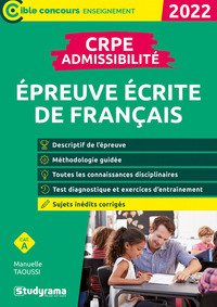 EPREUVE ECRITE DE FRANCAIS CRPE ADMISSIBILITE - 2022