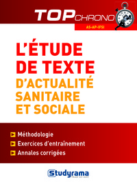 L'étude de texte d'actualité sanitaire et sociale