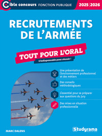 Recrutements de l’armée – Tout pour l’oral (Édition 2025-2026)