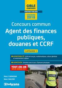 Concours commun agent administratif principal Finances publiques douanes CCRF