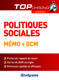 Politiques sociales mémo + qcm édition 2016