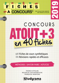 Concours atout +3 en 40 fiches 2019