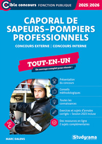 Caporal de sapeurs-pompiers professionnels – Tout-en-un (Catégorie C – Concours 2025-2026)