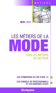 Les métiers de la mode 2018-2019