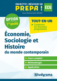 Economie, sociologie et histoire du monde contemporain, 1re année