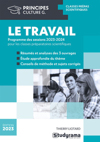 Le travail, Thème de l'année prépa scientifique 2023-2024