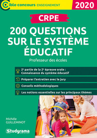 CRPE 200 questions sur le système éducatif 2020