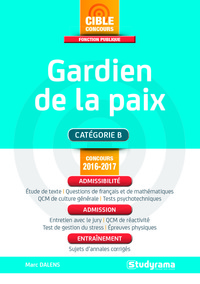 Gardien de la paix 2016-2017